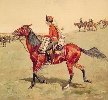 Frederic Remington : Hussar Russian Guard Corps